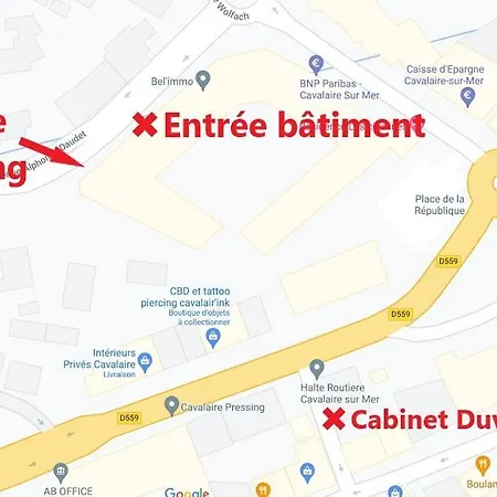 Bel 3 Pieces Climatise 400m Des Plages